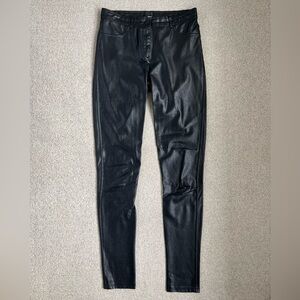 Wilfred Free black faux leather pants